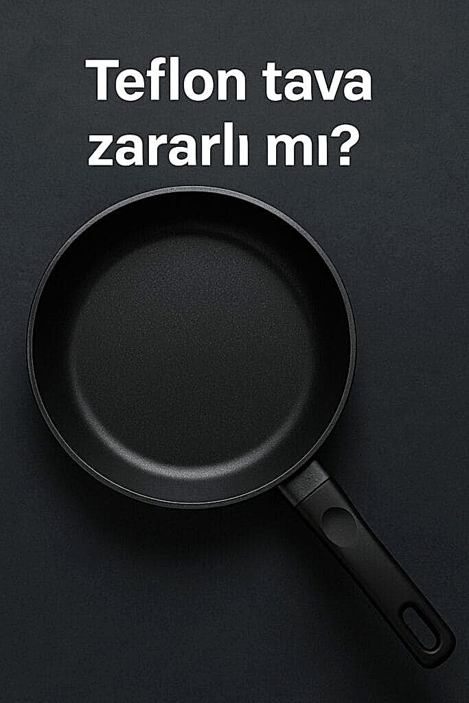 Çizilmiş eski teflon tava – sağlığa zararlı mı sorusu için görsel açıklama