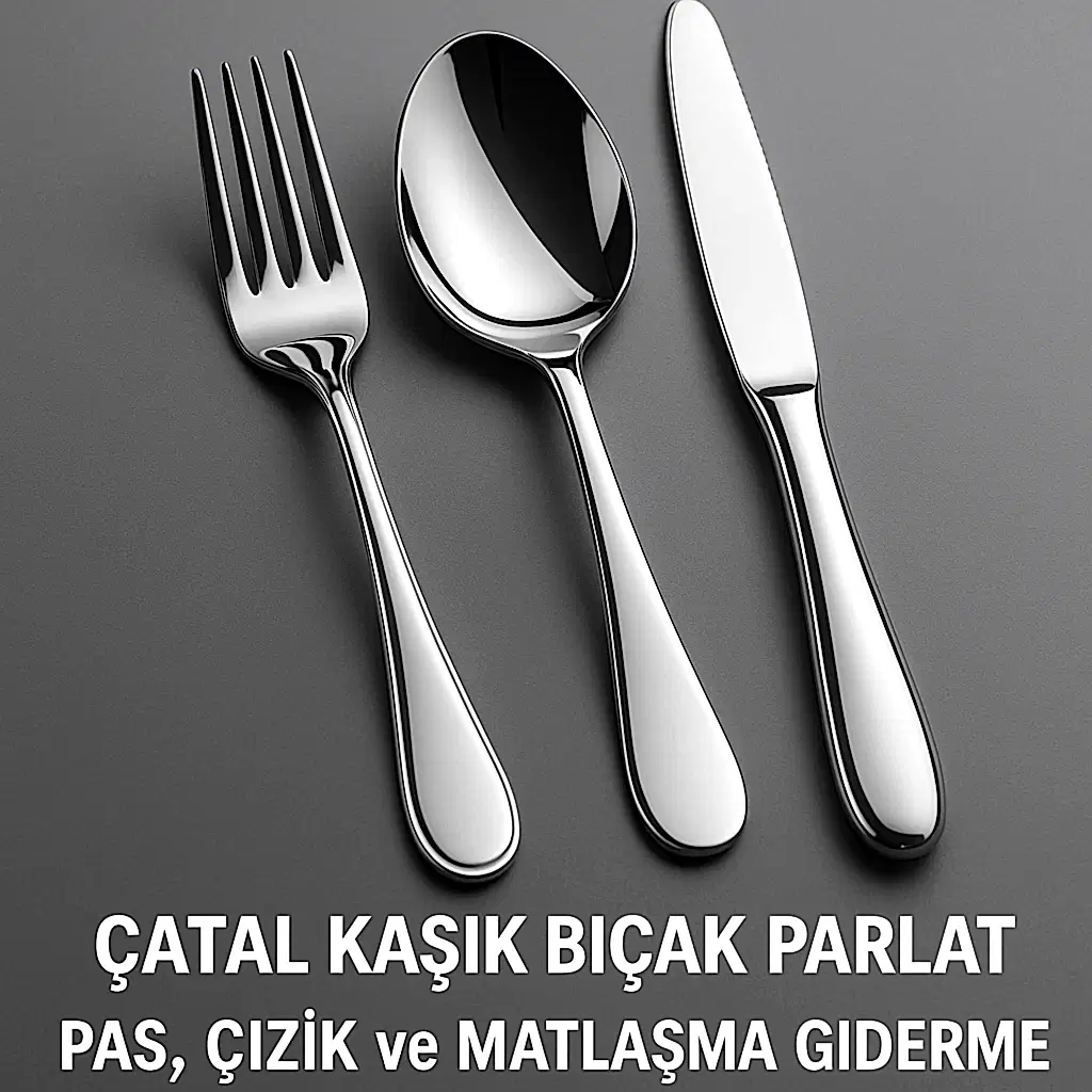 Çatal Kaşık Bıçak Parlatma | Çizik Giderme, Pas Temizleme ve Matlaşmayı Giderme Teknikleri